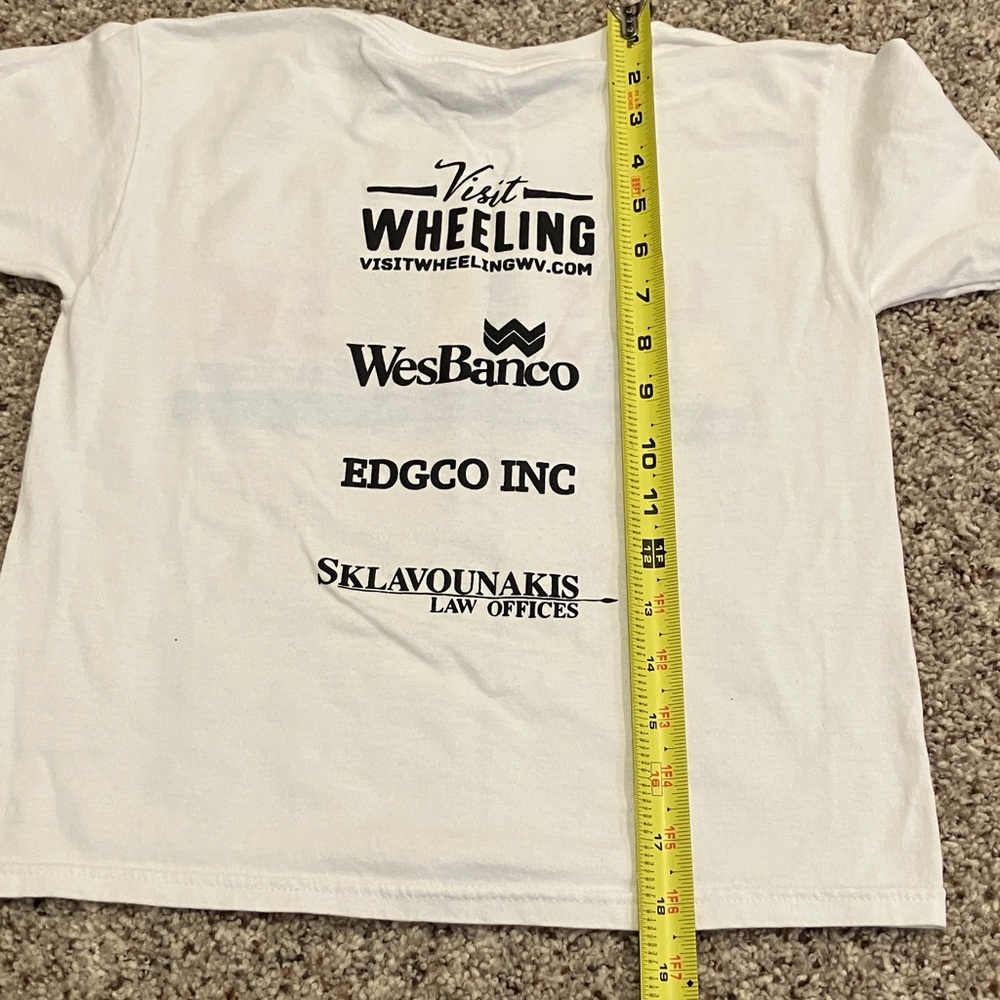 White Kids Let’s Play 5K Event T-Shirt Size Small - Picture 7 of 7